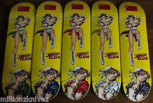 Hook-Ups Skateboard Deck Street Fighter II Chun-Li Set of 5 Satoshi Urushihara