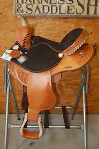 15" GW CRATE BEAR TRAP BARREL RACING SADDLE CUSTOM AMERICAN MADE FREE SHIP NEW
