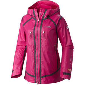 Columbia Outdry Ex Platinum Shell Womens Jacket Coat - Haute Pink All Sizes