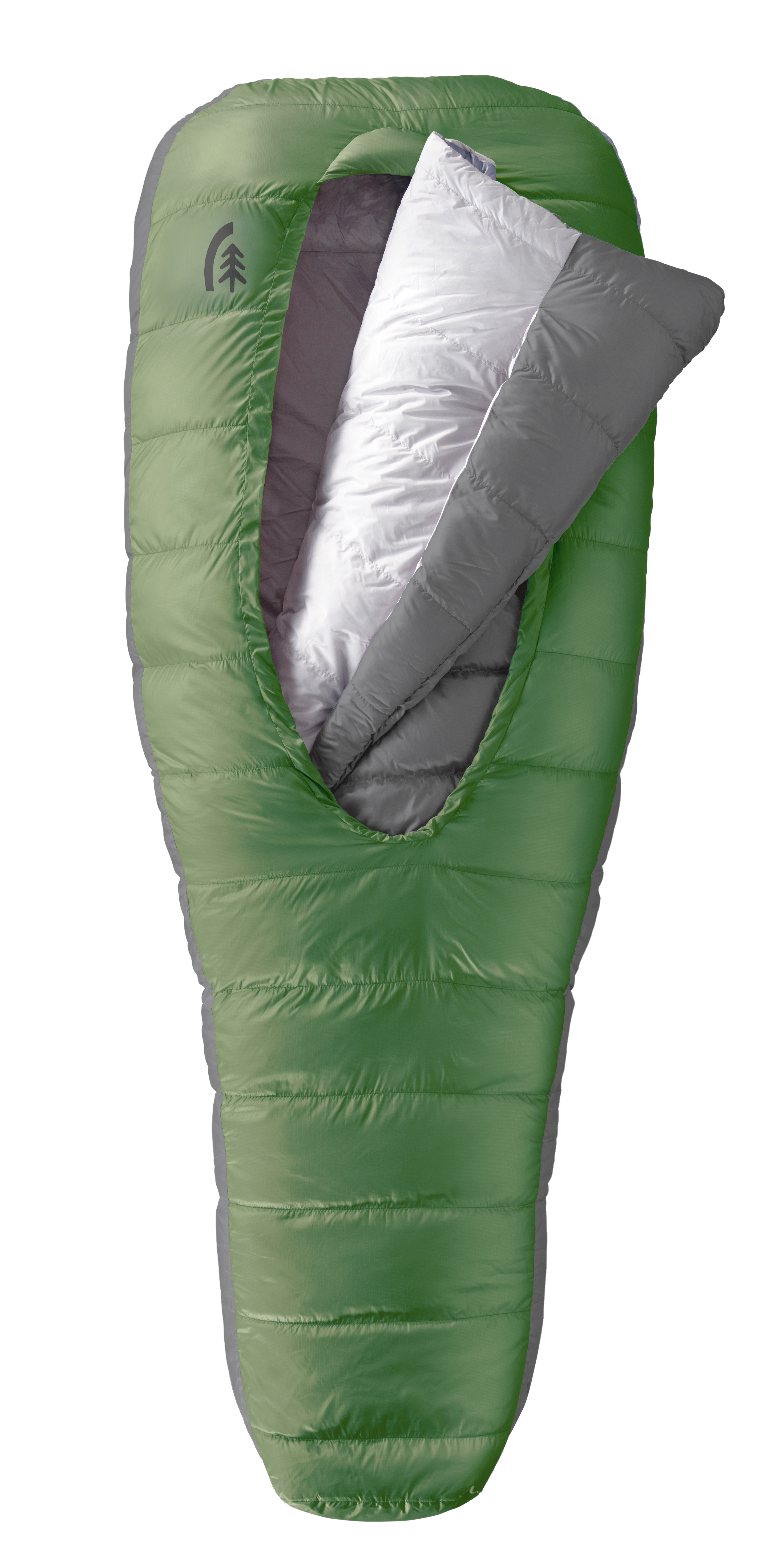 Sierra Designs Backcountry Bed 800F 3 Season Sleeping Bag-Willow-Men's-Regular