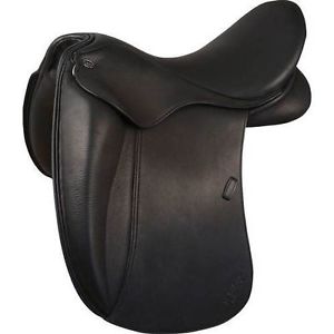 17" MARCEL TOULOUSE VERONA GENESIS MONOFLAP DOUBLE LEATHER DRESSAGE SADDLE