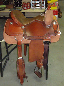 14.5" NEW ROCKING T ROPING SADDLE #1 723