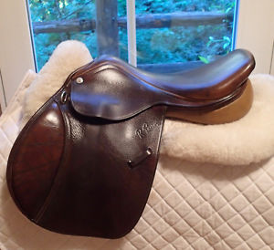 15" Rodrigo Pessoa Pony Saddle - 4" dot to dot