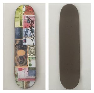 SIGNED FUTURA FLOM SKATEBOARD-OBEY MCFETRIDGE MURAKAMI BARRY MCGEE TWIST KAWS