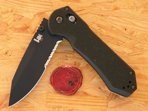 Benchmade HK 14715SBK TBD, AXS, DP, SBK Black Combo Edge