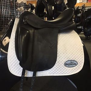 Used Trilogy Debbie McDonald Dressage Saddle - Size 18.5'' - Black
