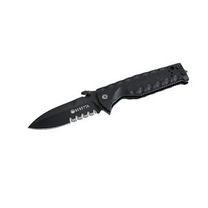 Beretta Einhandmesser Stahl N690Co PTFE-Beschichtung Teilsägezahnung Liner-Lock