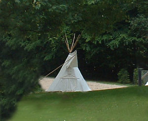 Ø 3m Tipi Indianerzelt  Indianertipi Sioux Wigwam