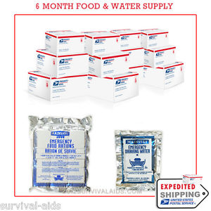 Mainstay Long Term MRE Food-water Storage 6 Month Supply with 5 Year Shelf Life