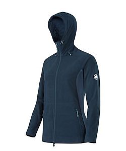 Mammut Niva Hooded Midlayer Jacket Women, warm Women´s Fleece Jacket with hood