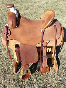 16" Spur Saddlery Ranch Roping Saddle (Roper) Made in Texas