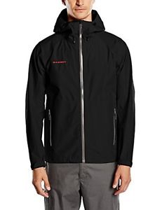 Mammut, Giacca impermeabile Uomo Juho, Nero (Black-Smoke), L