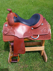 15.5" Spur Saddlery Reining Cowhorse Saddle (Made in Texas) Reiner