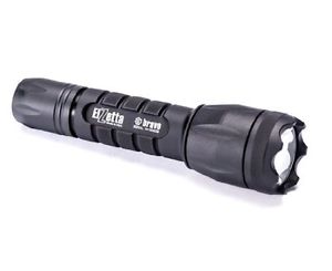 Elzetta High Output Bravo High/Low Tail Cap Flashlight with Crenellated Bezel