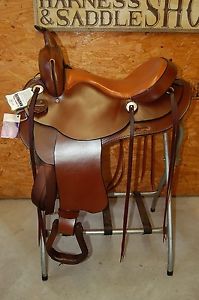 16" G.W. CRATE FLEX LITE FLEXIBLE TREE TRAIL PLEASURE SADDLE FREE SHIP AMERICAN