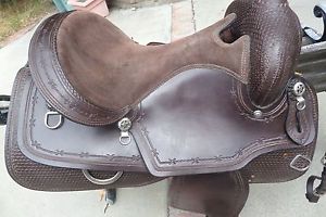 Horse Saddle Natural Leather Heavy Duty