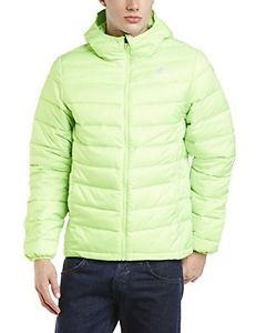 Adidas, Giacca Uomo, modelllo DG90 Basic, Verde (Neon Green/White), L