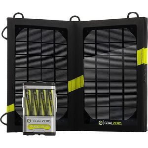 GOAL ZERO Guide 10 Plus Solar Kit - Recharger & Portable Nomad Solar Panel