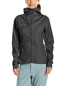 Mammut, Giacca con cappuccio Donna Ultimate Light, Grigio (Graphite), L