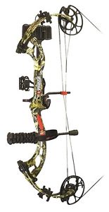 New 2016 PSE Brute Force RTS Bow Package 60# RH Country Camo w/ Arrows & Release