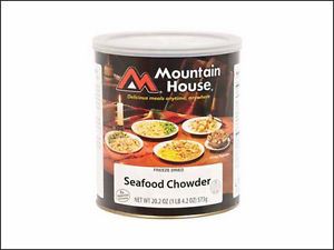 6 - Cans  - Seafood Chowder-  Mountain House Freeze Dried Emergency Food Supply