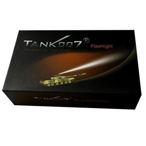 TANK007 TR01 420 Lumens CREE LED Rechargeable Power Light Flashlight Torch+18650