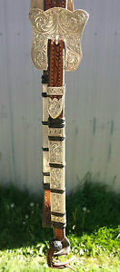 HARRIS!! TWO EAR STERLING OVERLAY HEADSTALL