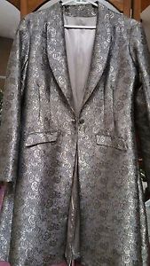 Grey/Silver New Saddleseat Custom Day Coat