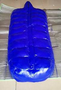 Shiny nylon Mummy down sleeping bags Mummy closed sleeping bag outdoor wet-look