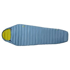 Jack Wolfskin, Sacco a pelo POUNDER +11, Blu (Smoke Blue), 215 x 75 x 75 cm