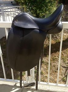 FRYSO LEGACY Dressage Saddle  ~ Black ~ 17 W Wide