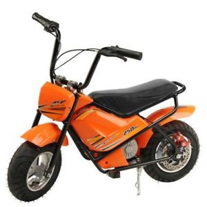 Mini Electric Motorcycle 24 Volt Power, 15km/h Top Speed,11 Inch Tires 250Watt,