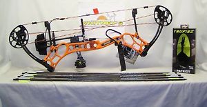 New 2016 Fred Bear Threat Bow Orange RTH Pkg Right Hand 60-70#  25-30"