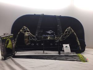 Diamond CARBON Cure RAK PACKAGE  70# Camo Free Shipping! release arrows Case