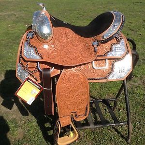15" Silver Royal Premium Extreme Western show saddle SR8785