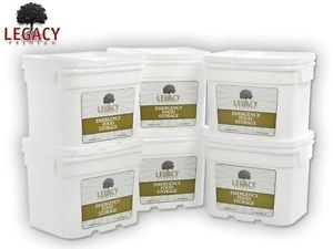 LEGACY FREEZE DRIED FOOD STORAGE - EMERGENCY DEHYDRATED READY MEALS - 185 LBS