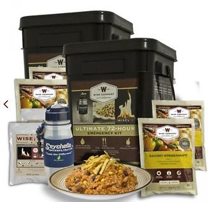 New 72 Hour Kit, 4 Person Family Dried Meals Emergency Prepared Survival Bucket