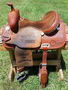 15" Cactus Barrel Racing Saddle - Made in Texas