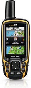 Garmin GPSMAP 64 GPS Portatile Impermeabile, Schermo Colori 2,6", MicroSD, Giall