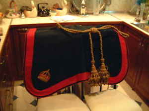 18??-RUSSIA -BULGARIA-ROYAL cover Saddle for a horse