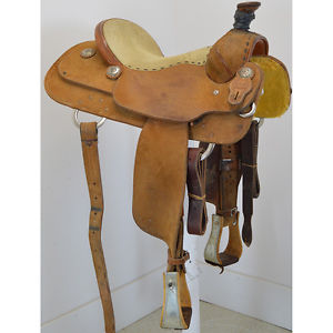 Used 15" Stockman's Saddlery Roping Saddle Code: C15STOCKMANSROBS
