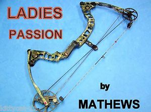 LADIES  MATHEWS PASSION COMPOUND BOW  RH 55-70* SHIP WORLD WIDE*