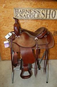 16" G.W. CRATE FLEX TRAIL SADDLE PLEASURE MADE IN ALABAMA NEW FREE SHIP FLEXIBLE