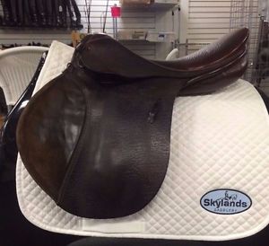 Used Barnsby Leng Eventing Saddle Size 17.5 - 18" Brown