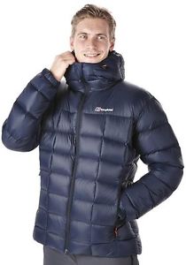 Berghaus Mens Popena Fusion Down Hooded Jacket Dark Blue Medium BNWT rrp£200