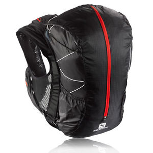 Salomon S-Lab Peak 20 Set Red Black Water Resistant Running Backpack Rucksack