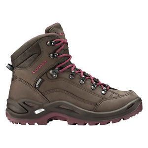 LOWA Damen Wanderschuhe RENEGADE GTX MID espresso/beere