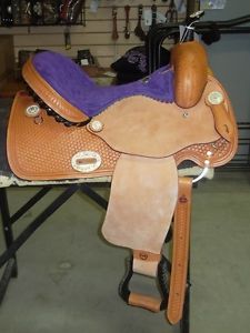 15" NEW ALAMO BARREL RACING SADDLE #3 748 4