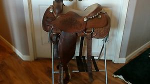 Jim Taylor roping saddle