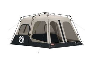 Coleman 8 Person Family Instant Tent Hiking Camping Outdoor Waterproof Black New